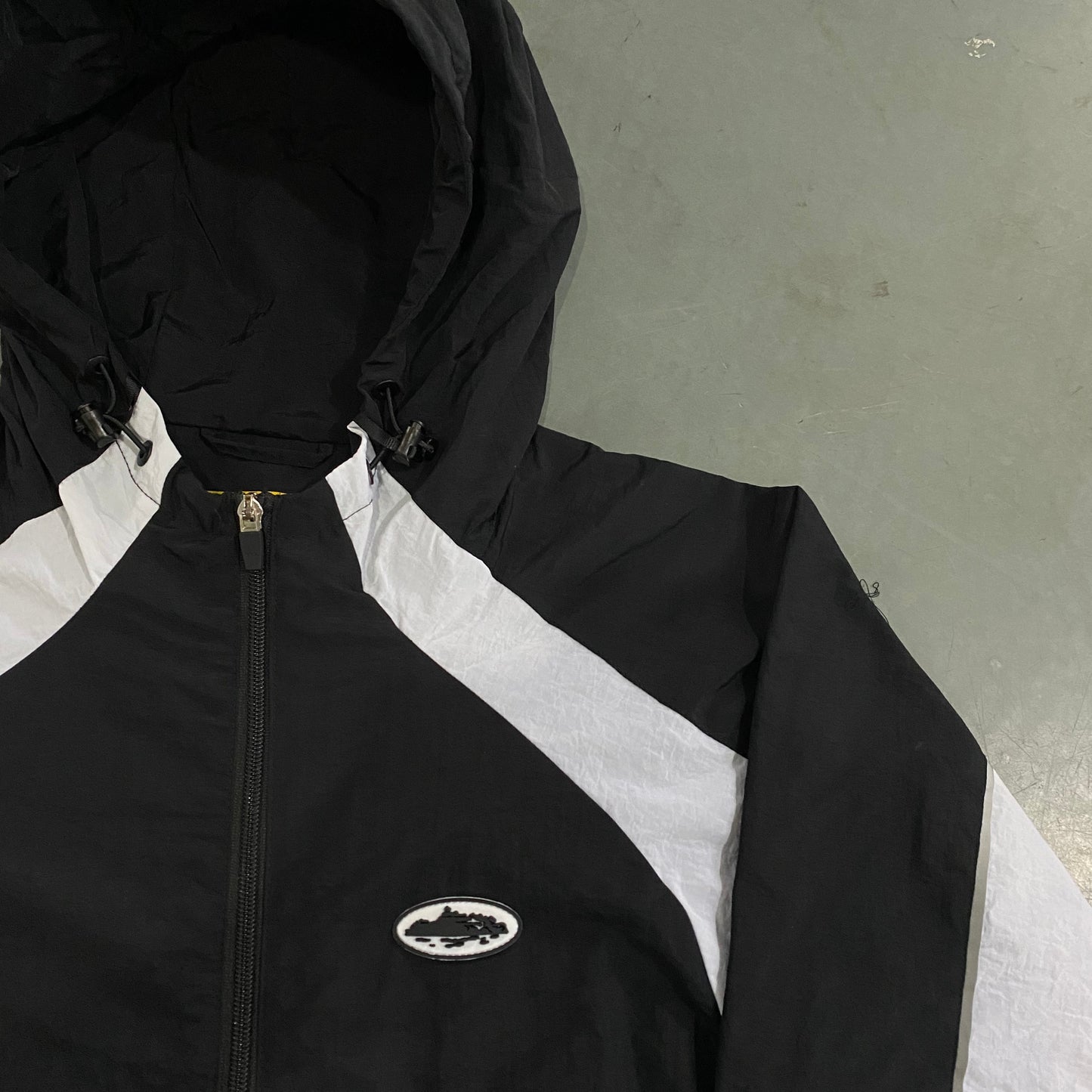 Corteiz Small Black Windbreaker