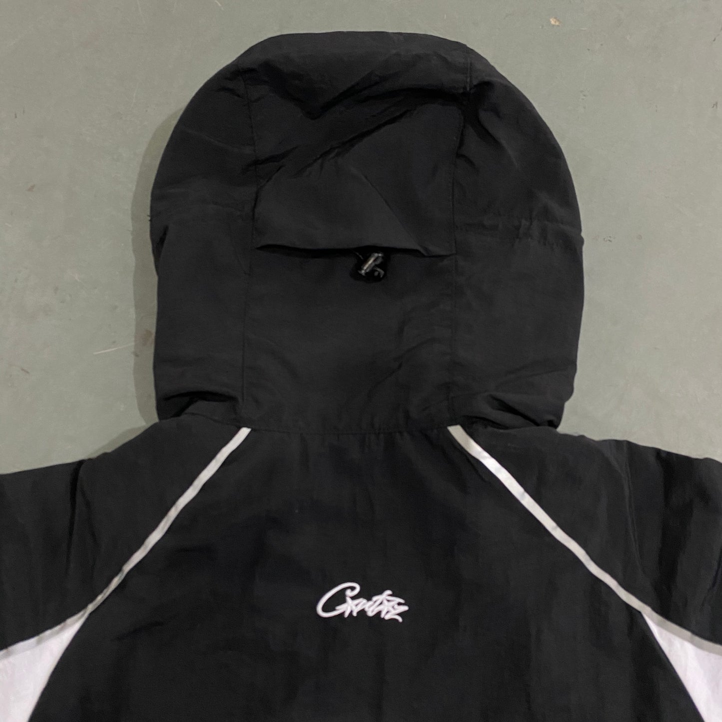 Corteiz Small Black Windbreaker