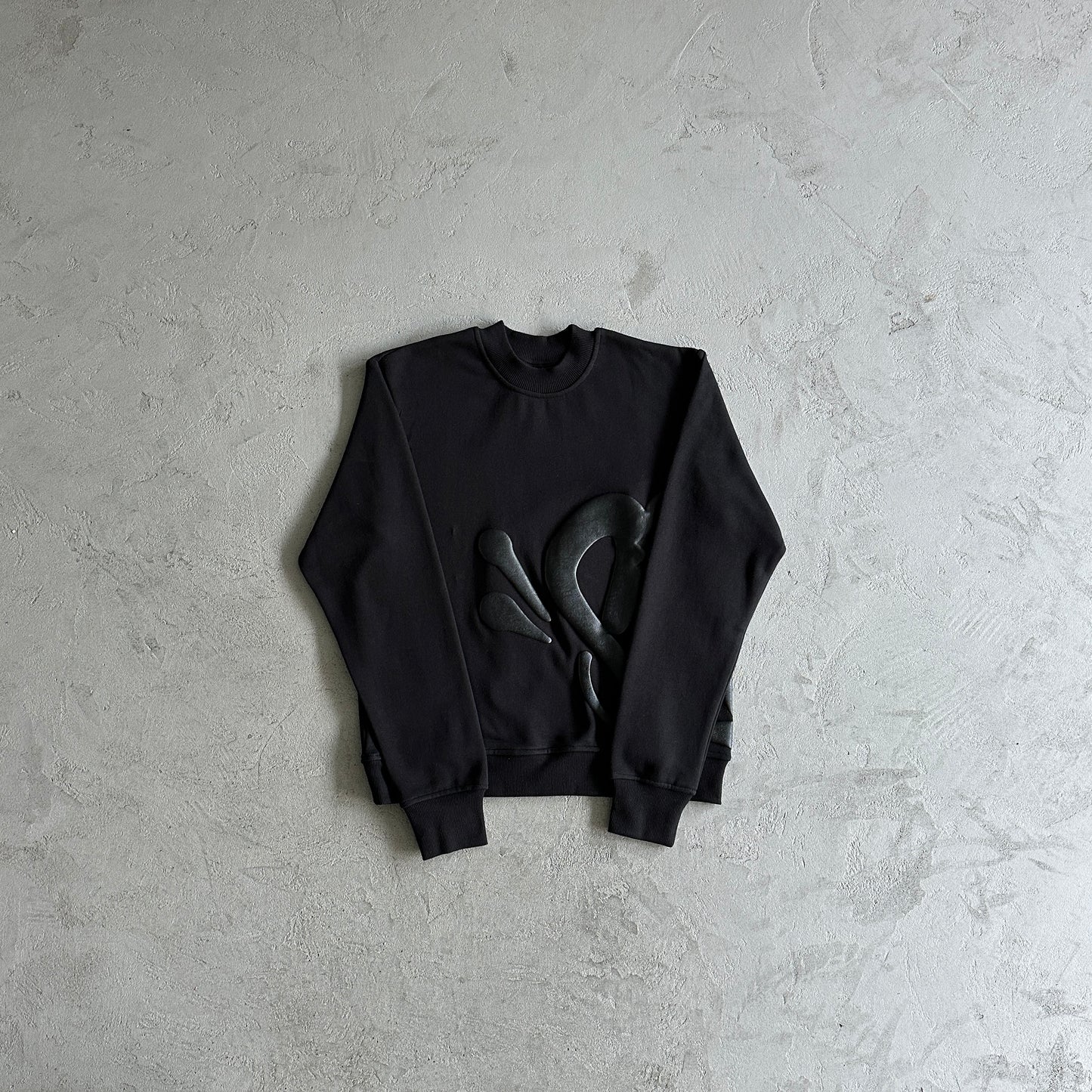 Syna World small round neck suit-black