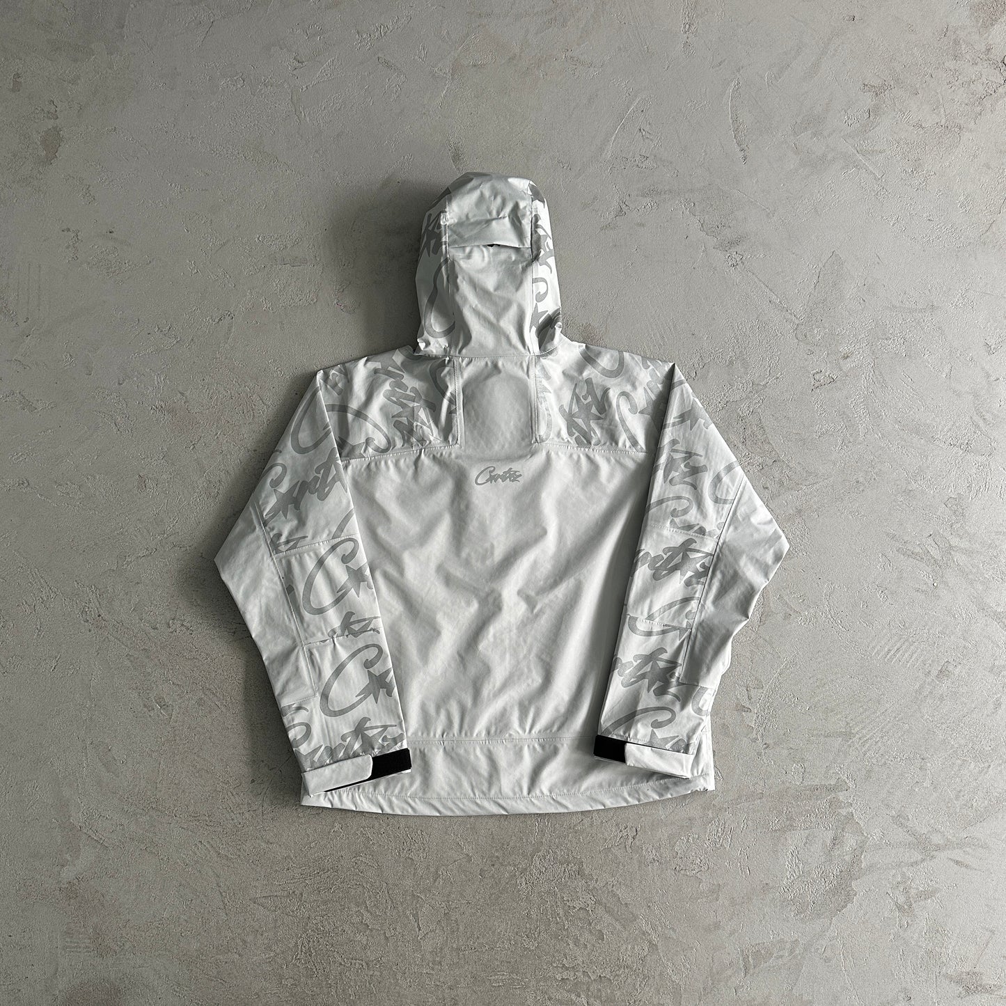 Corteiz elitework shell jacke-grey