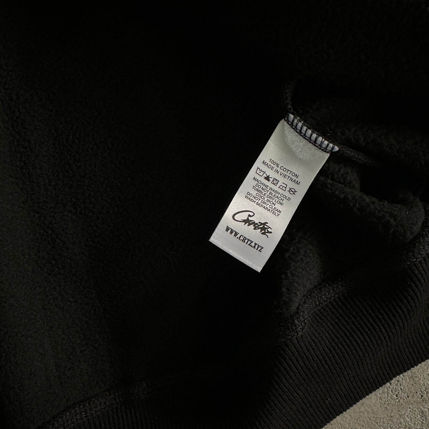 Corteiz superior royale zip set-black
