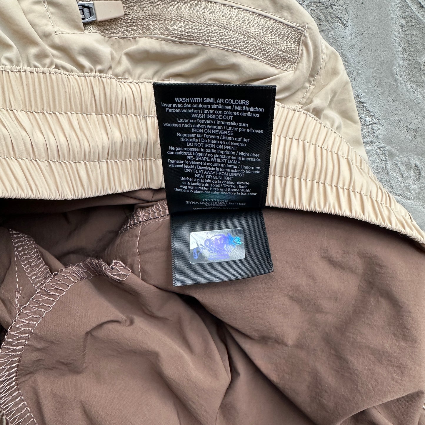 Syna World team pipe tracksuit - brown