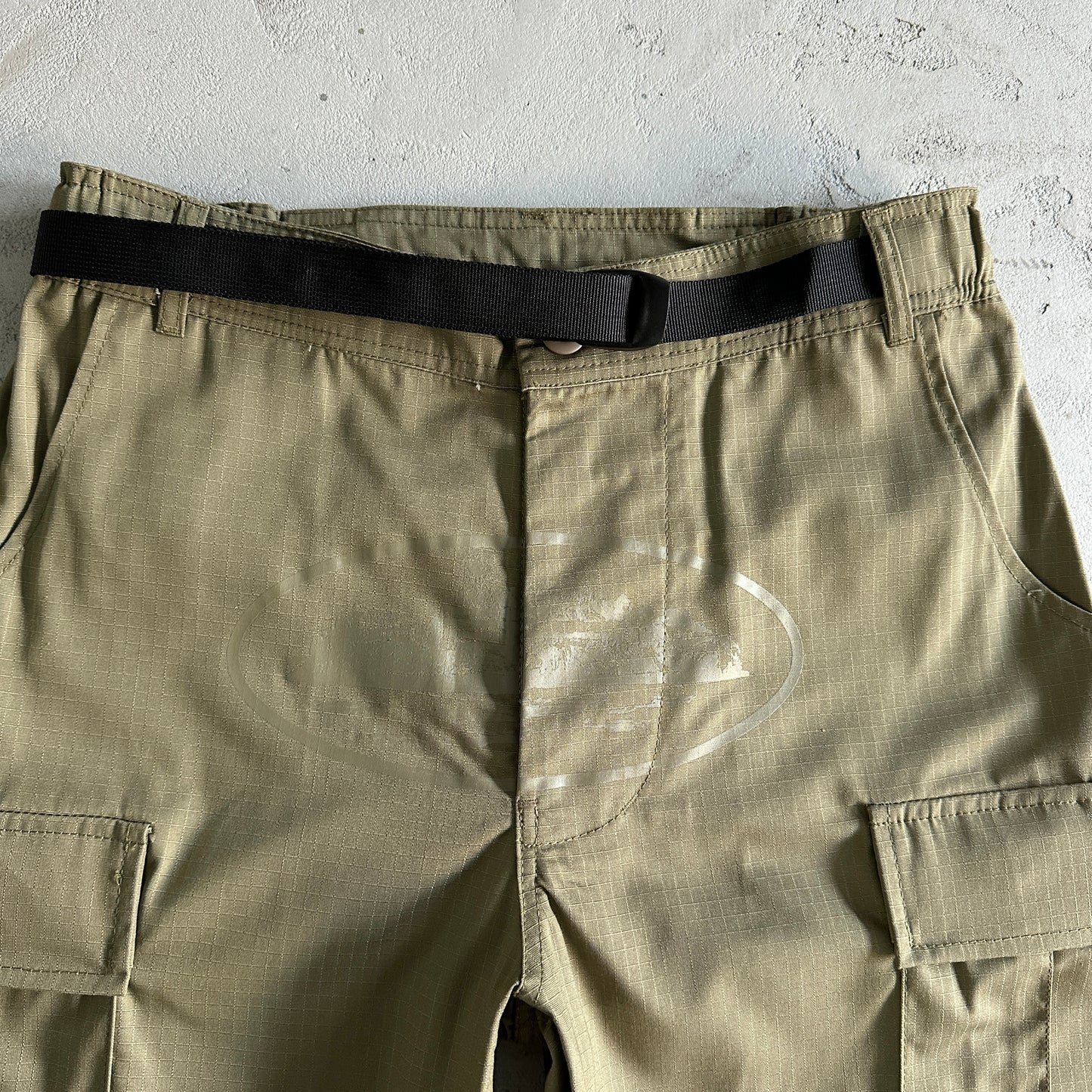 Corteiz size small military green logo patch Cargos