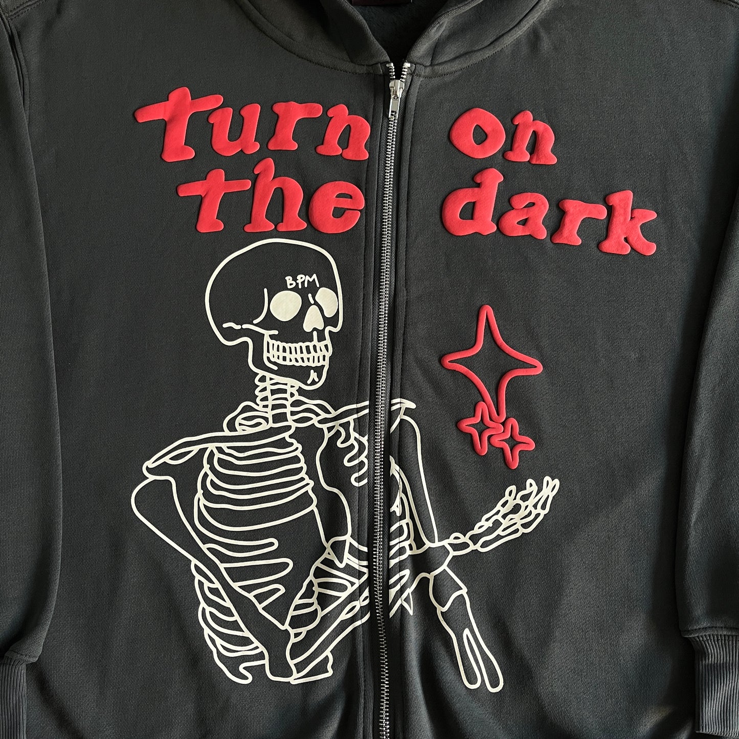 Broken Planet skeleton zip up hoodie