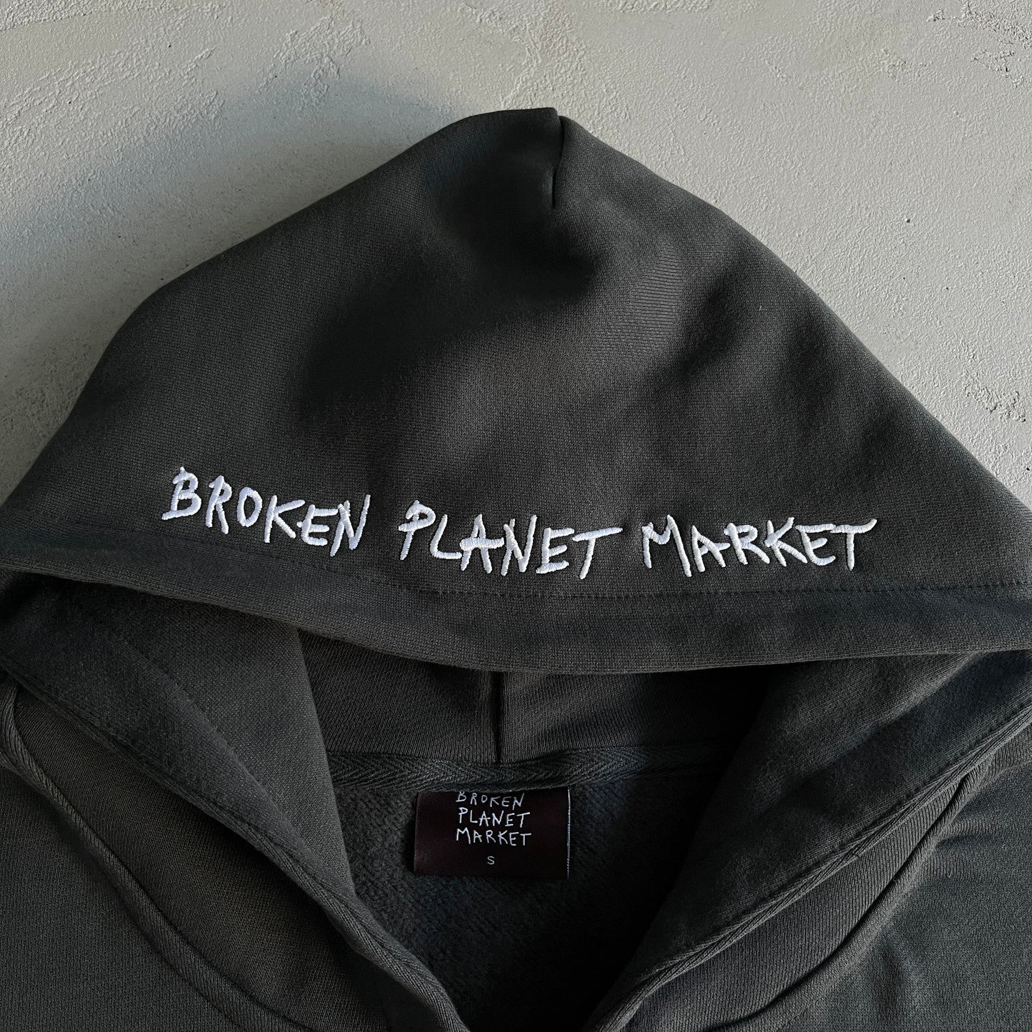 Broken Planet skeleton zip up hoodie