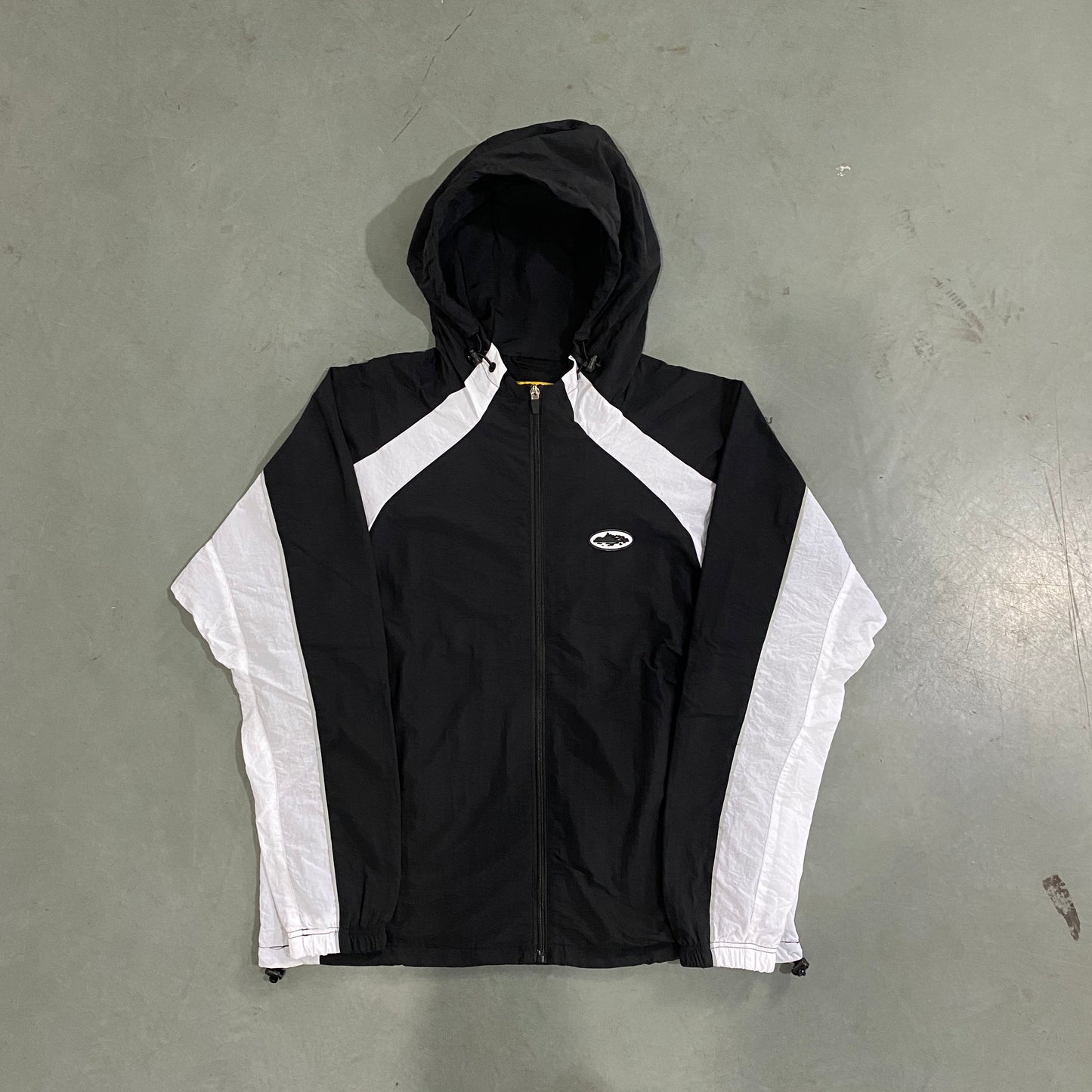 Corteiz Small Black Windbreaker