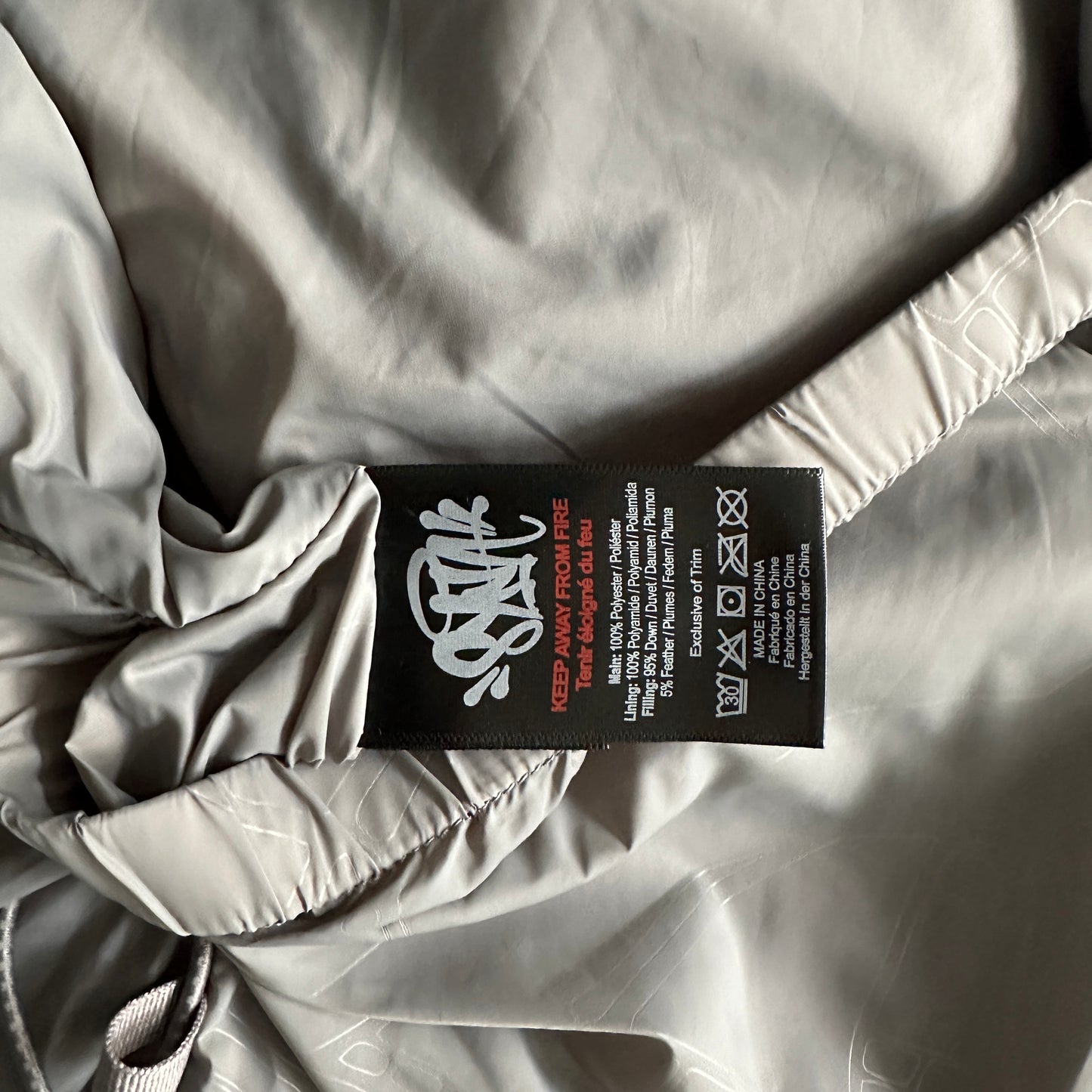 Syna world grey jacket down