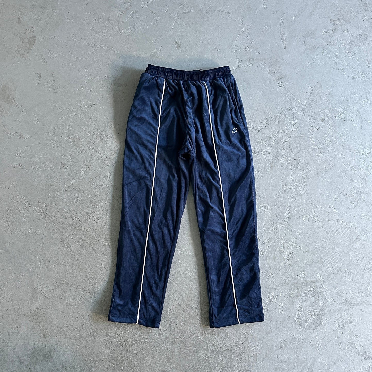 Corteiz velour amg set -blue