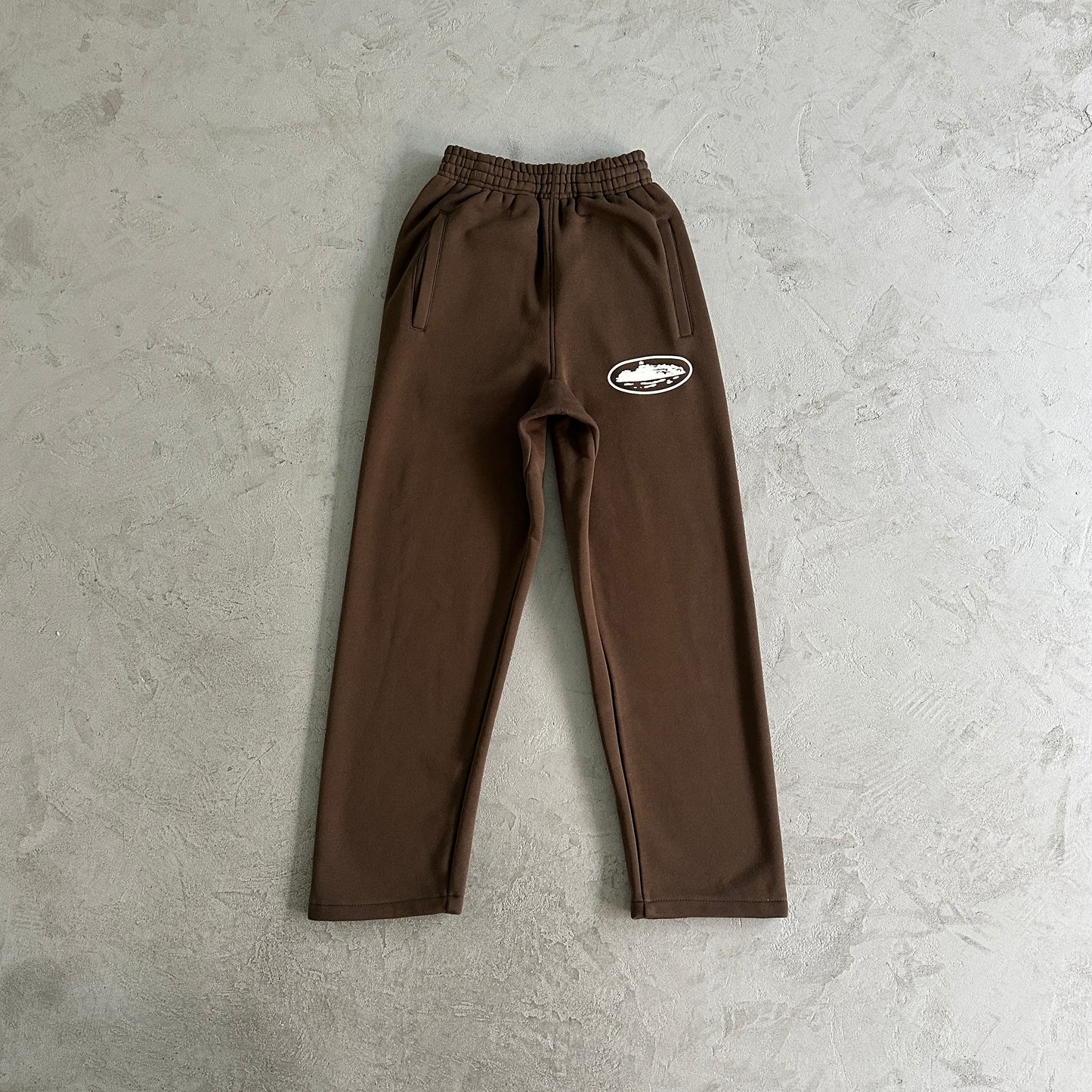 Corteiz island puff print zip set-brown Tracksuit