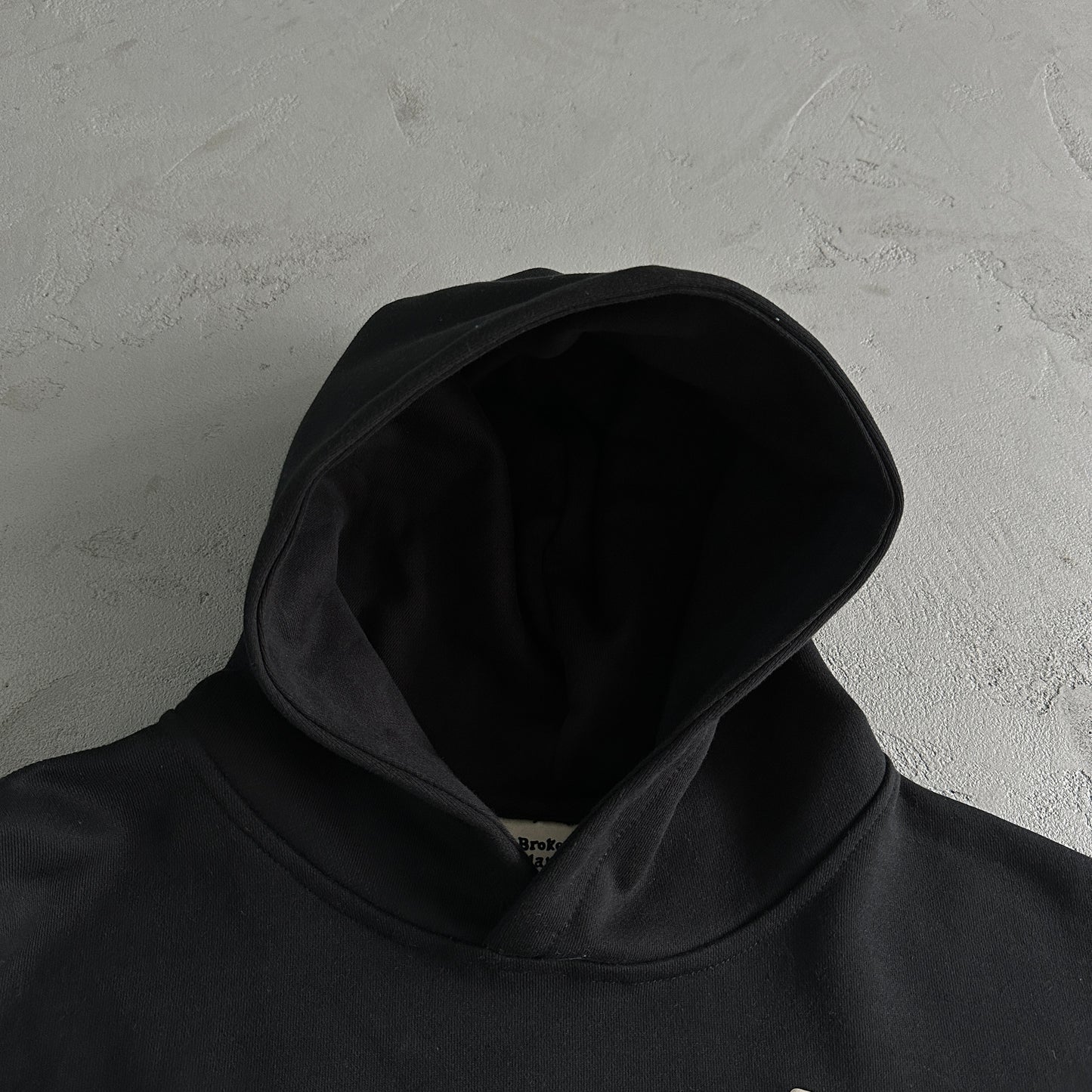 Broken Planet small new cosmic speed hoodie - midnight black