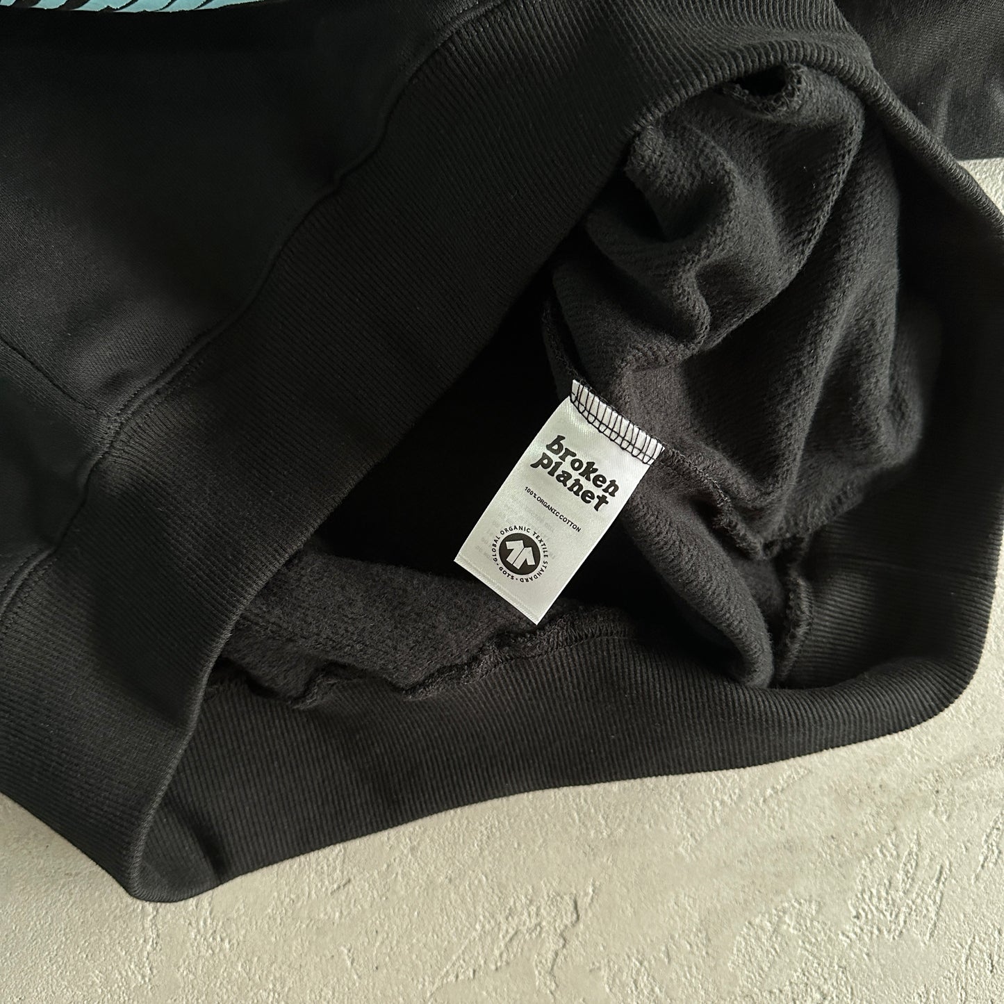 Broken Planet small new cosmic speed hoodie - midnight black