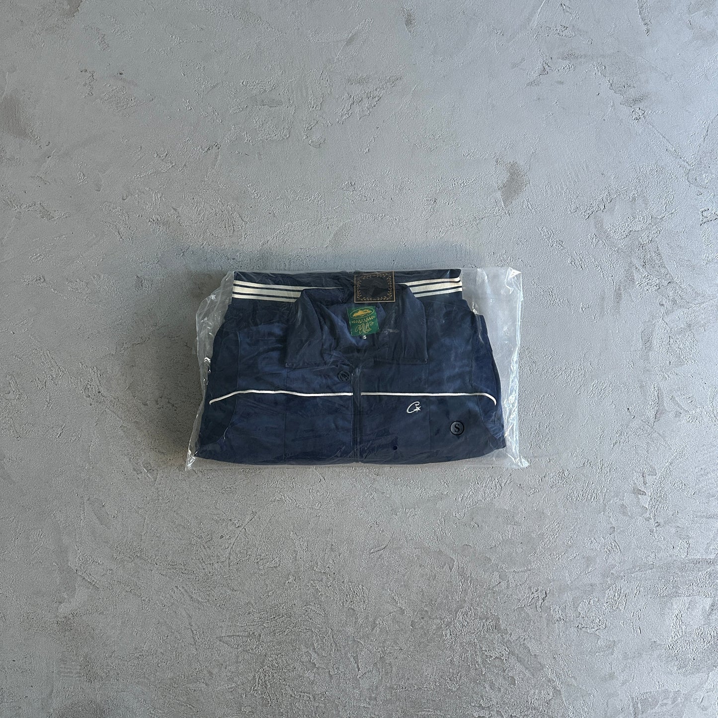 Corteiz velour amg set -blue